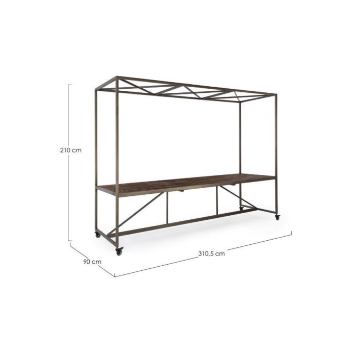 TAVOLO ESPOSITORE 300X210H CON